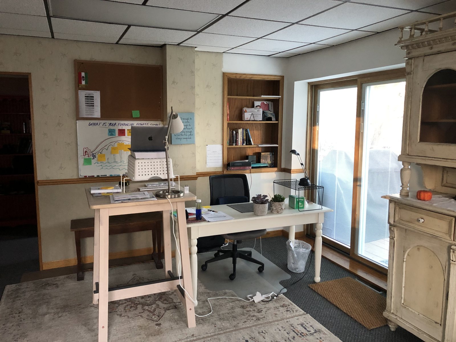 2020 · The upstairs as an office — the piano was already here