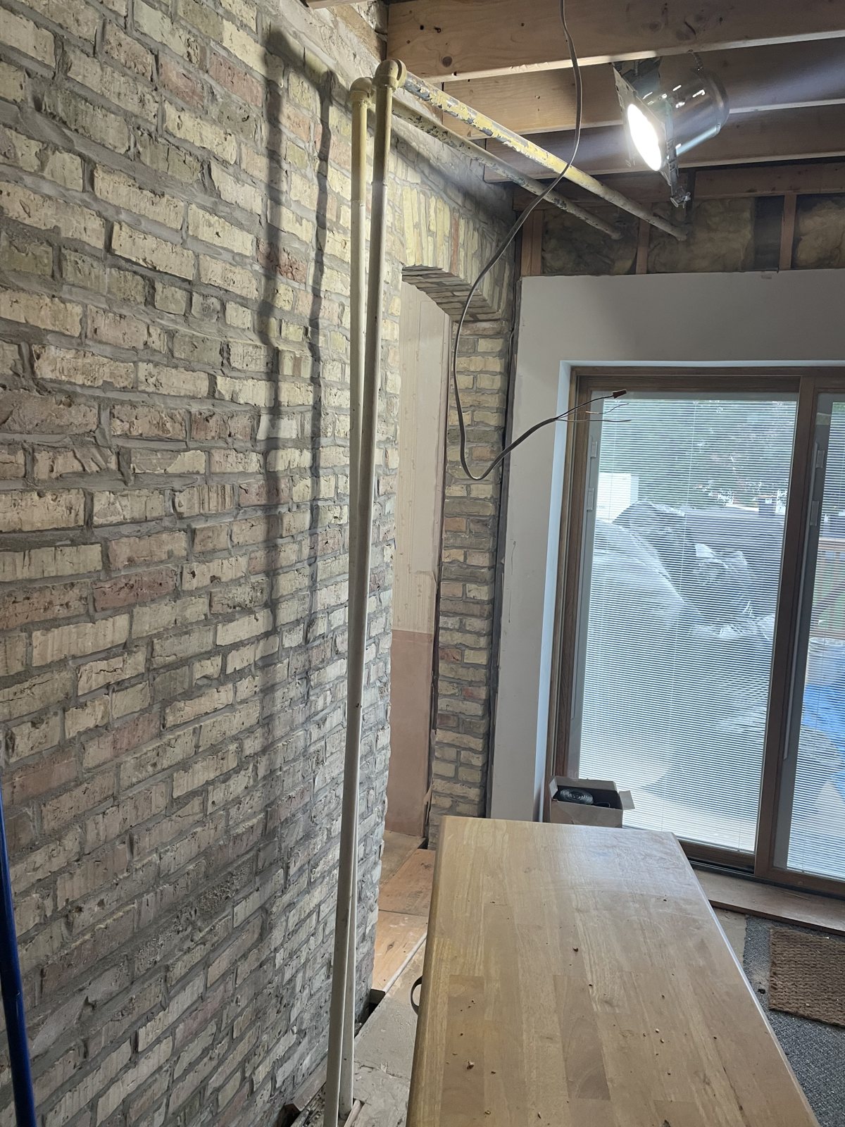Sep 2021 · Brick cleaned, new walls framed